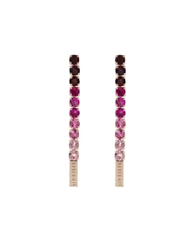 Mellsie: Icon Crystal Drop Earring Rose Gold