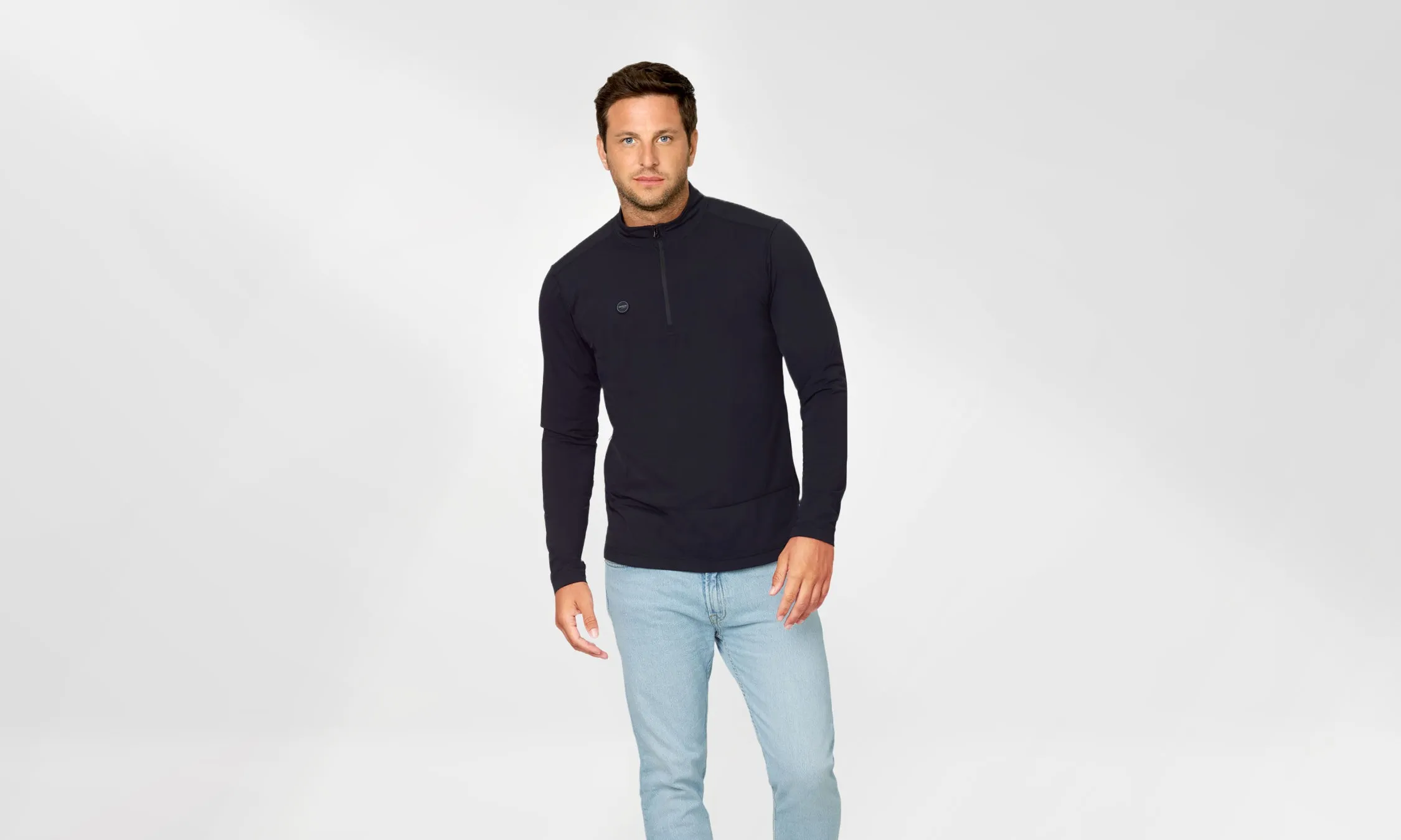 Men's 13W Heated Midlayer Shirt with HeatSync  - Black