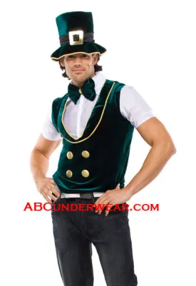 Mens Leprechaun Lad Costume -Closeout