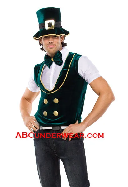Mens Leprechaun Lad Costume -Closeout