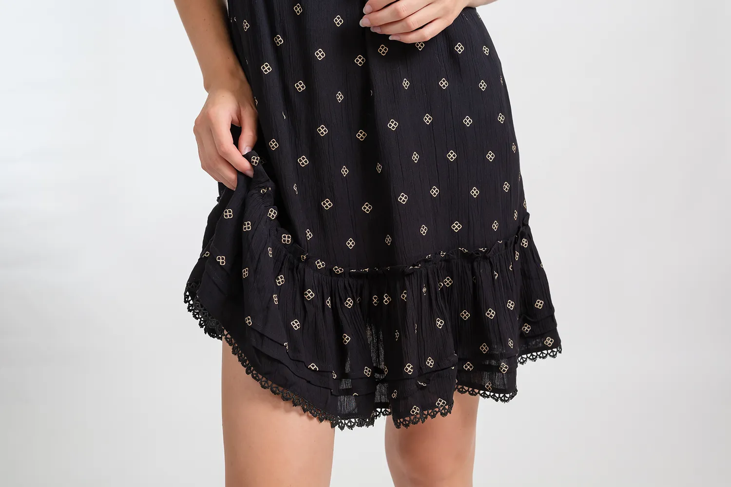 Miami Shine Square Neck Beach Dress