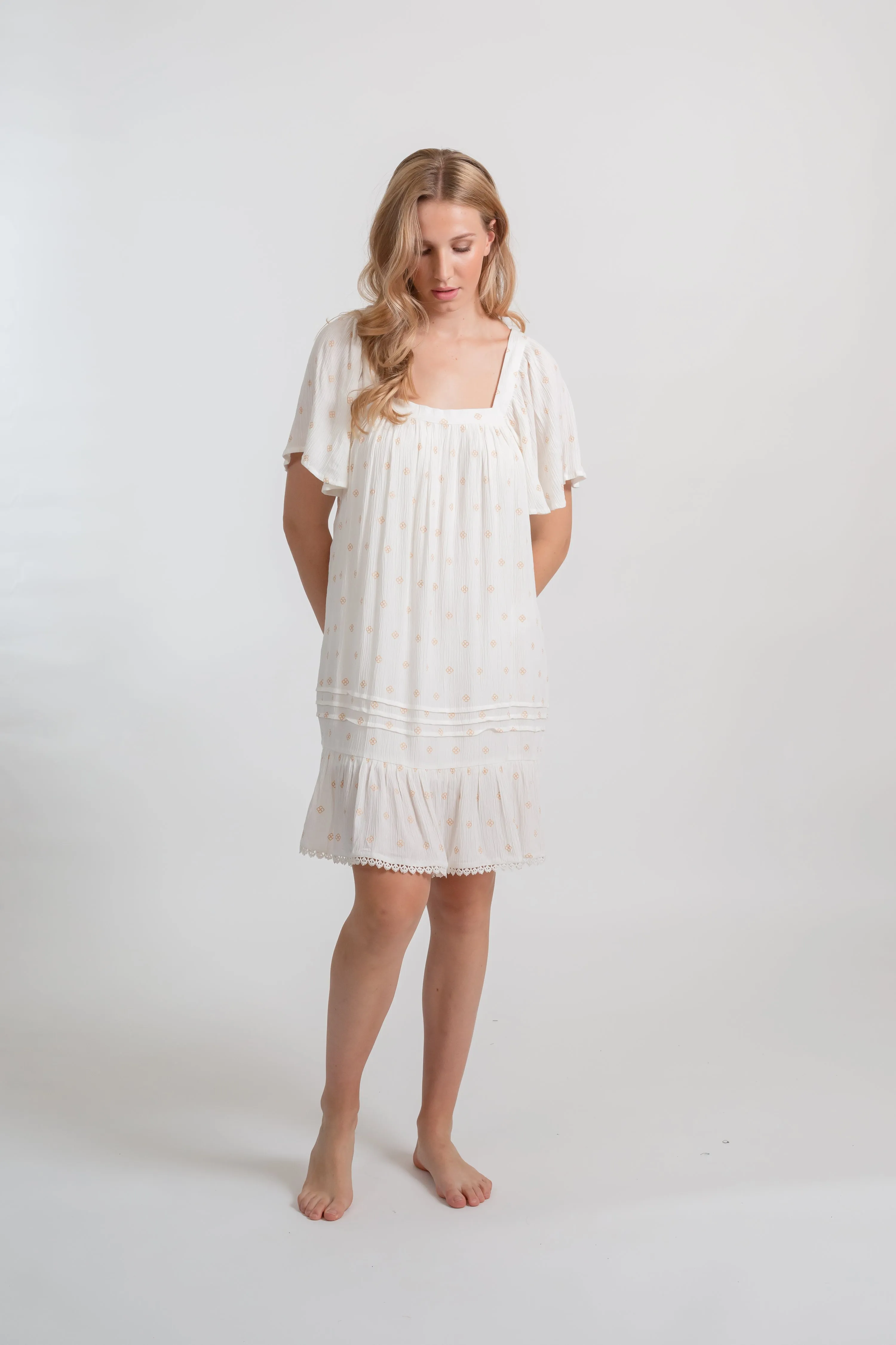 Miami Shine Square Neck Beach Dress