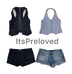 Miss Bold- y2k Waist coats with Shorts(RX-644)