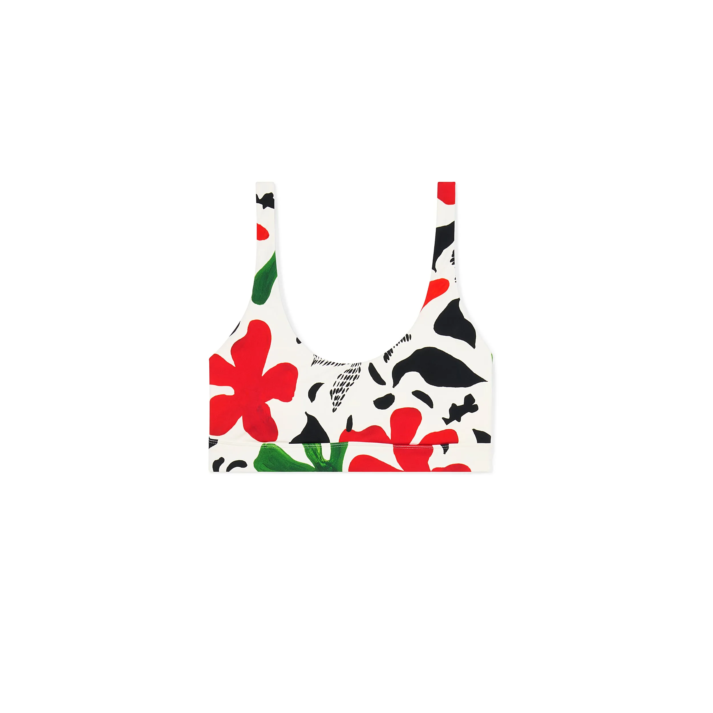 M.M.LaFleur x Andie Ventura Bikini Top :: Cutout Floral Icon