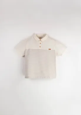 Mod.25.2 Sand striped contrasting shirt