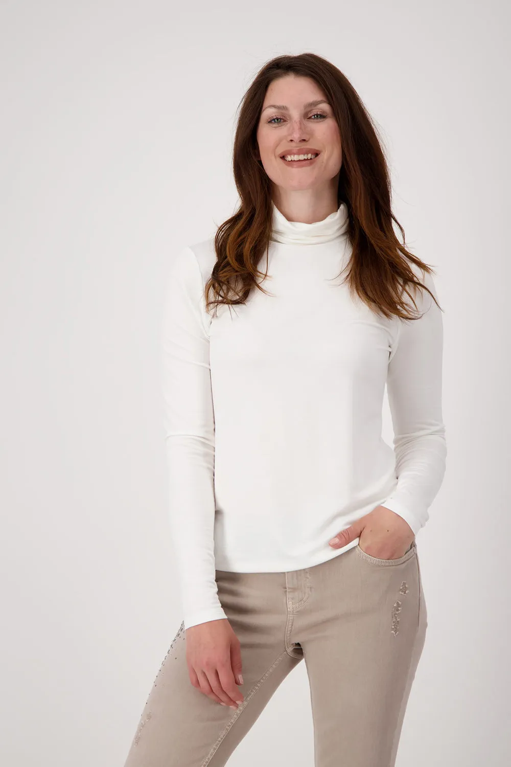 Monari Basic Turtle Neck T Shirt M806739