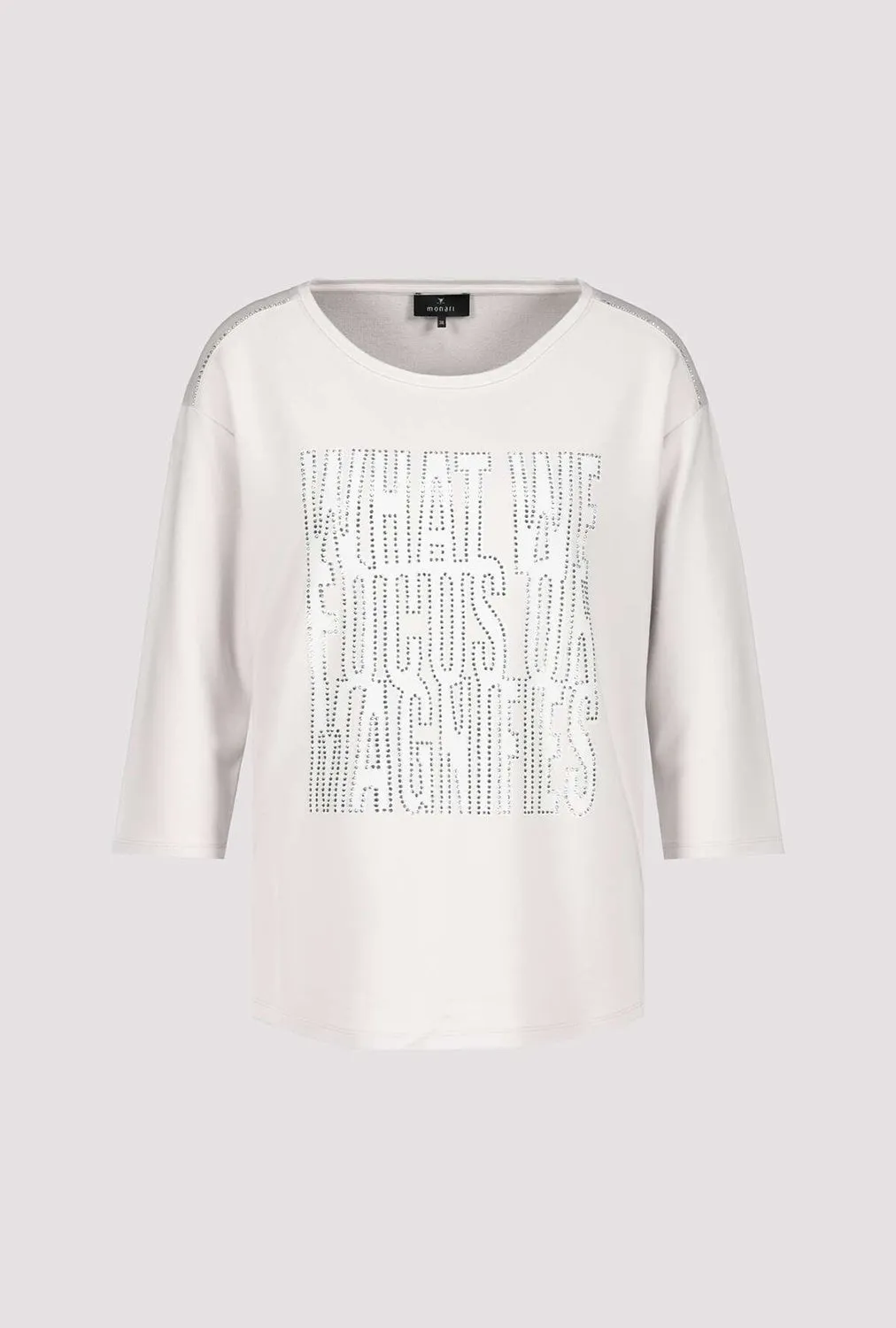 Monari  Printed Round Neck T Shirt M407490