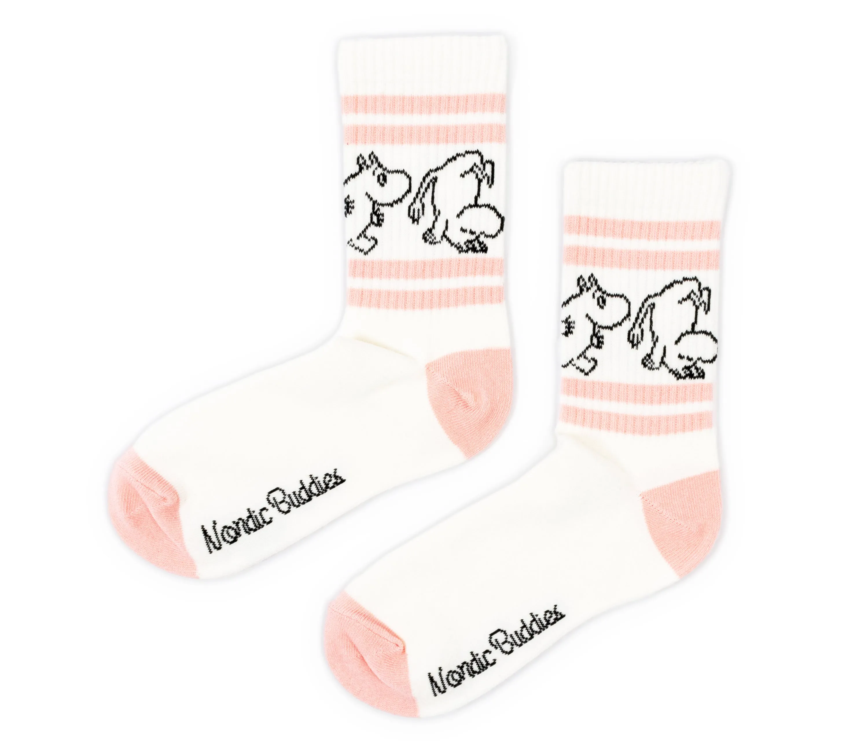 Moomintroll Retro Ladies Socks - White