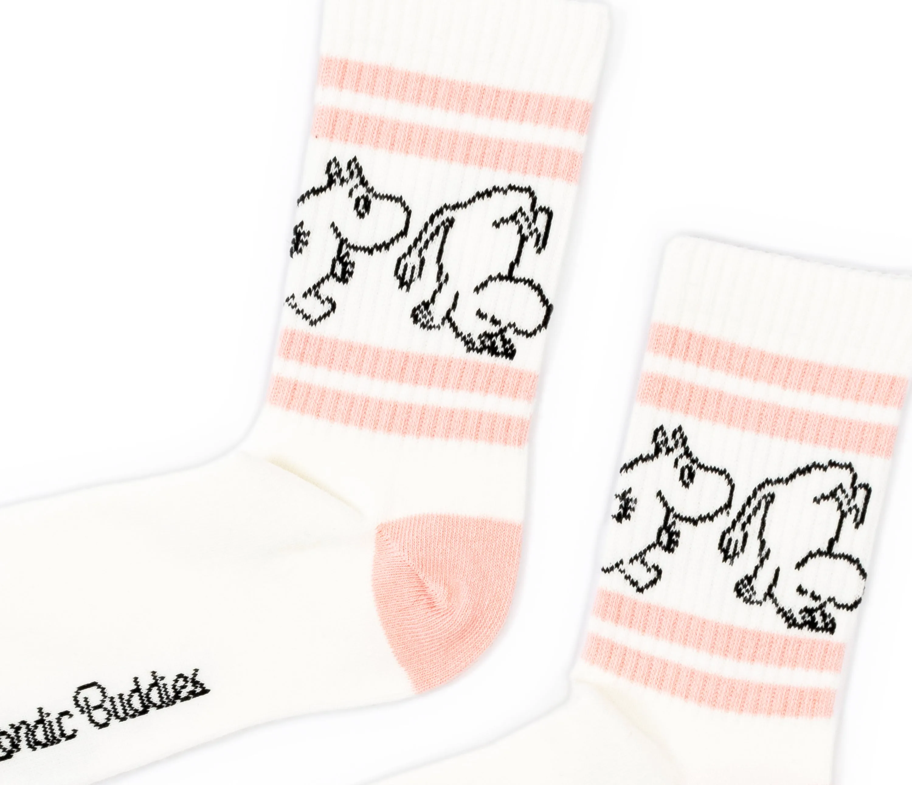 Moomintroll Retro Ladies Socks - White