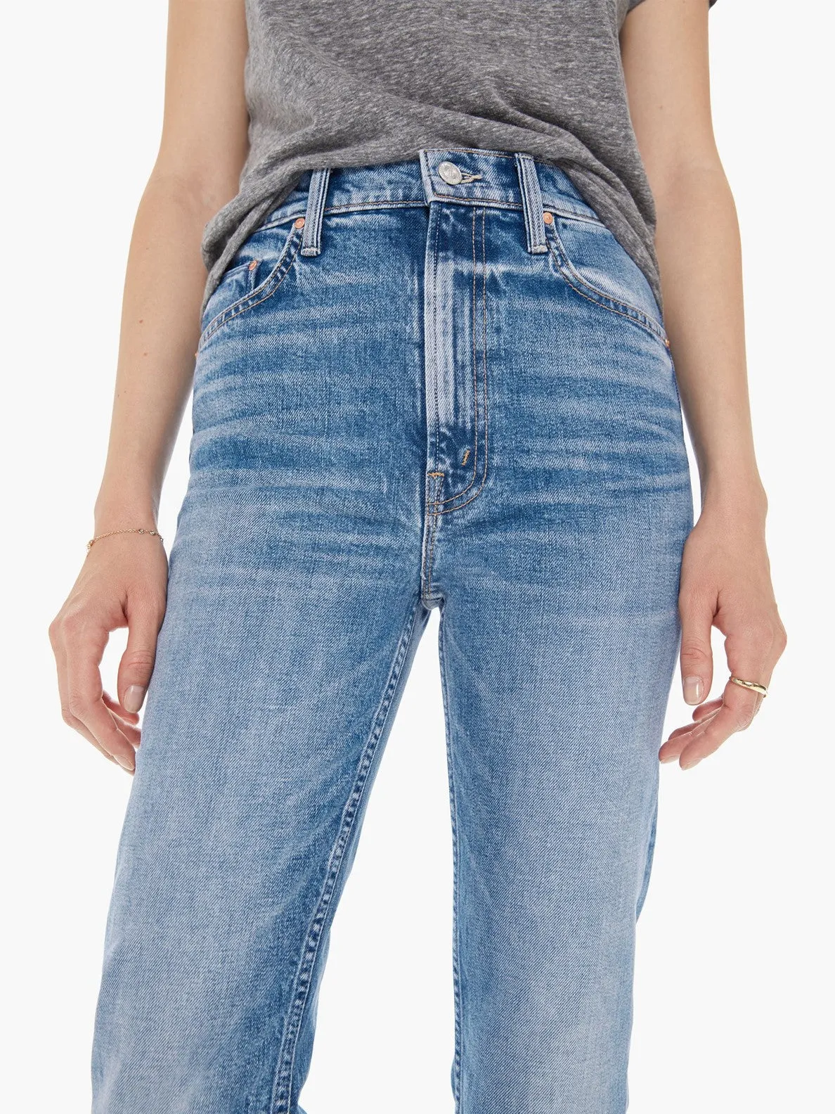Mother High Waisted Rider Skimp Belle De Jour