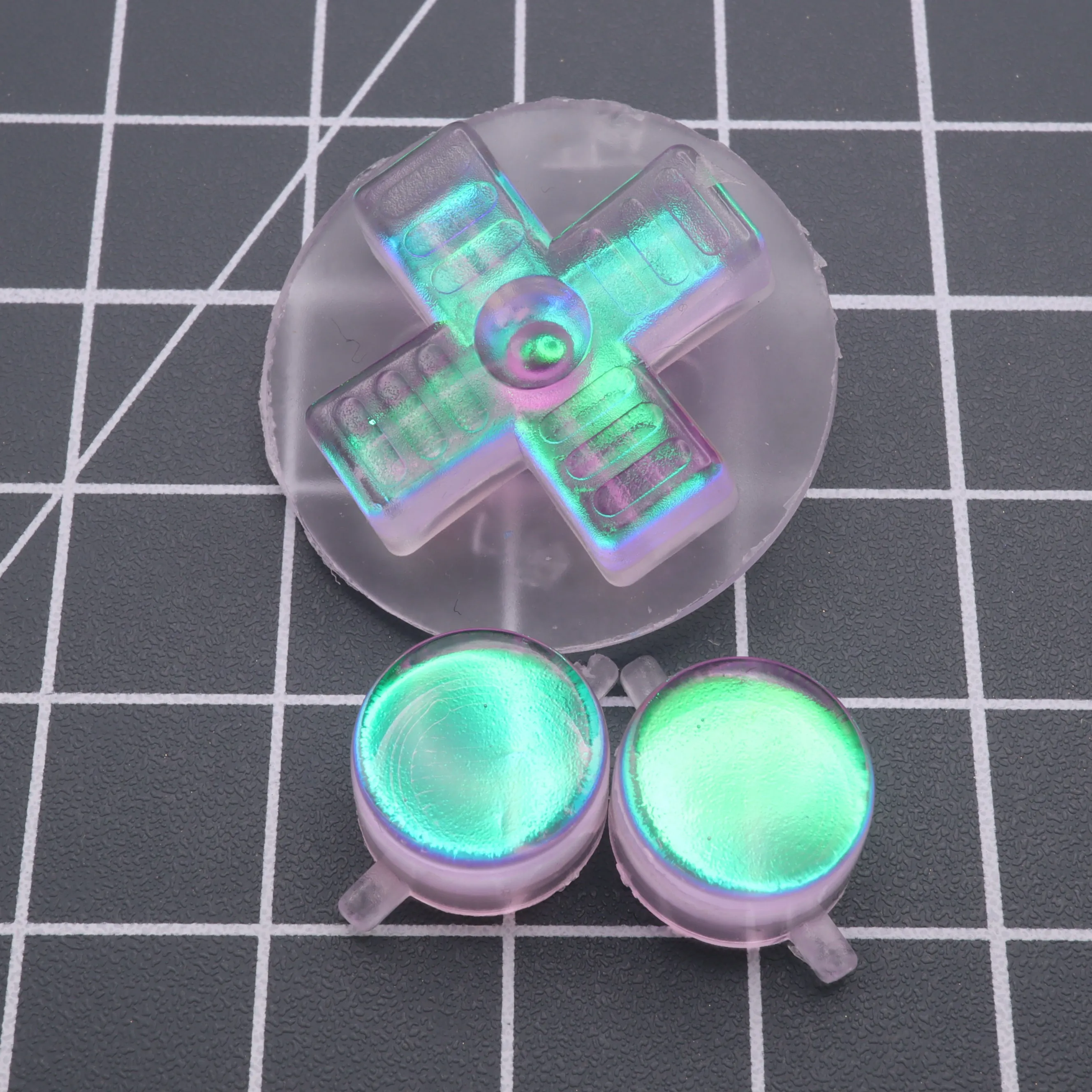 NES Custom Buttons Cool Opal