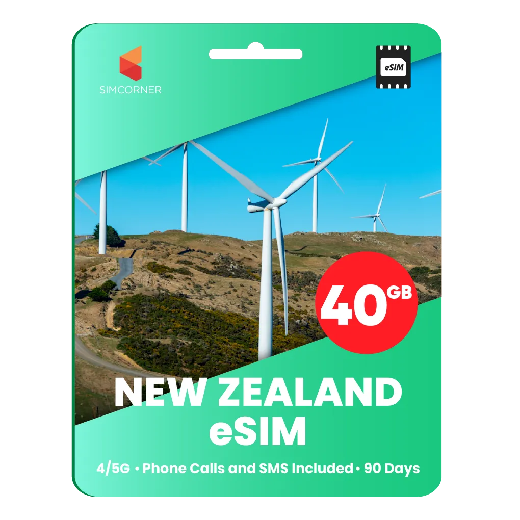 New Zealand Travel eSIM (One NZ) - 40GB