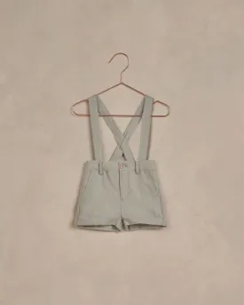 NoraLee Baby Boys Suspender Shorts in Sage
