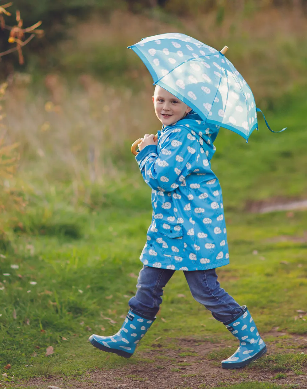 OAKIWEAR KID’S CLOUDS RAIN COAT