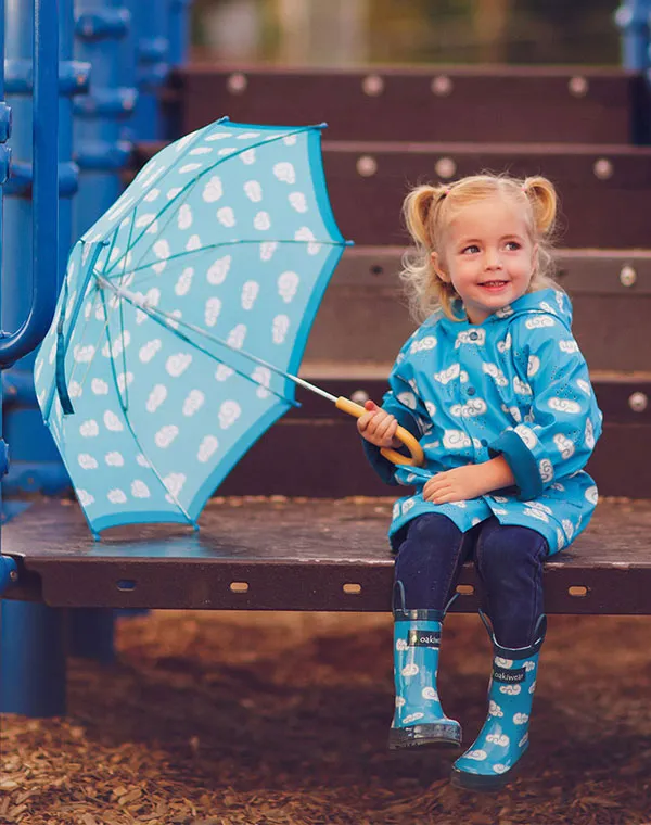 OAKIWEAR KID’S CLOUDS RAIN COAT