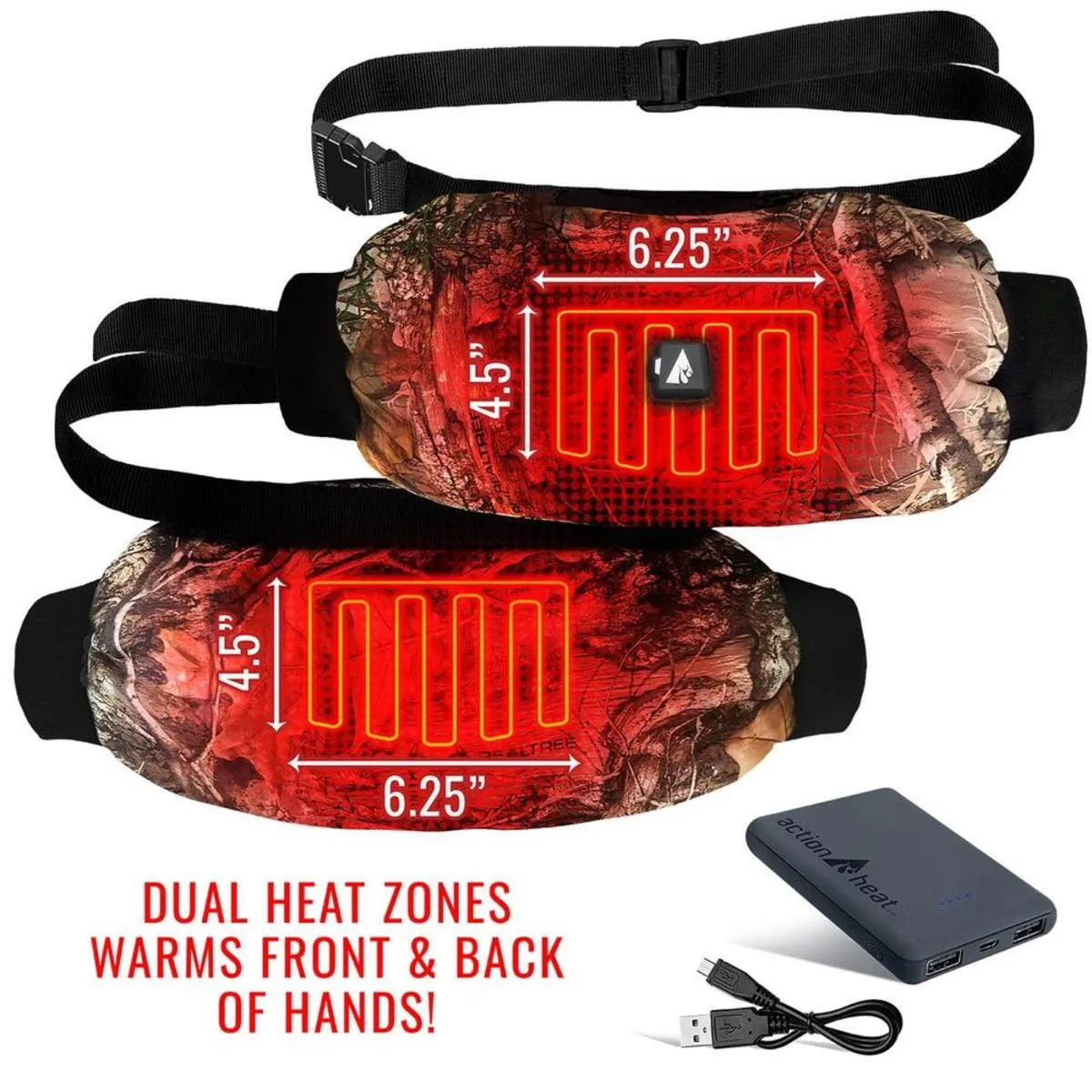Open Box ActionHeat 5V Battery Heated Hunting Hand Warmer Muff