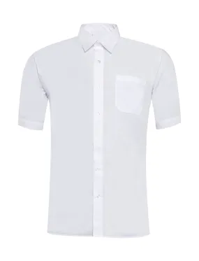 Pack of 2 Boys White Short Sleeve Shirt