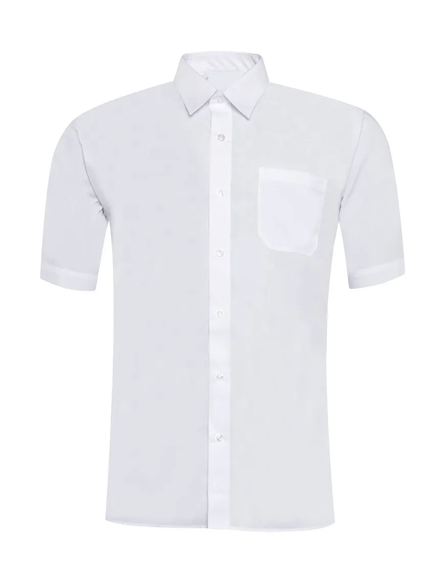Pack of 2 Boys White Short Sleeve Shirt