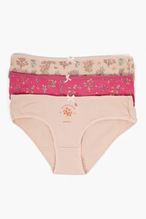 Pack of 3 Colored Bikini Panties