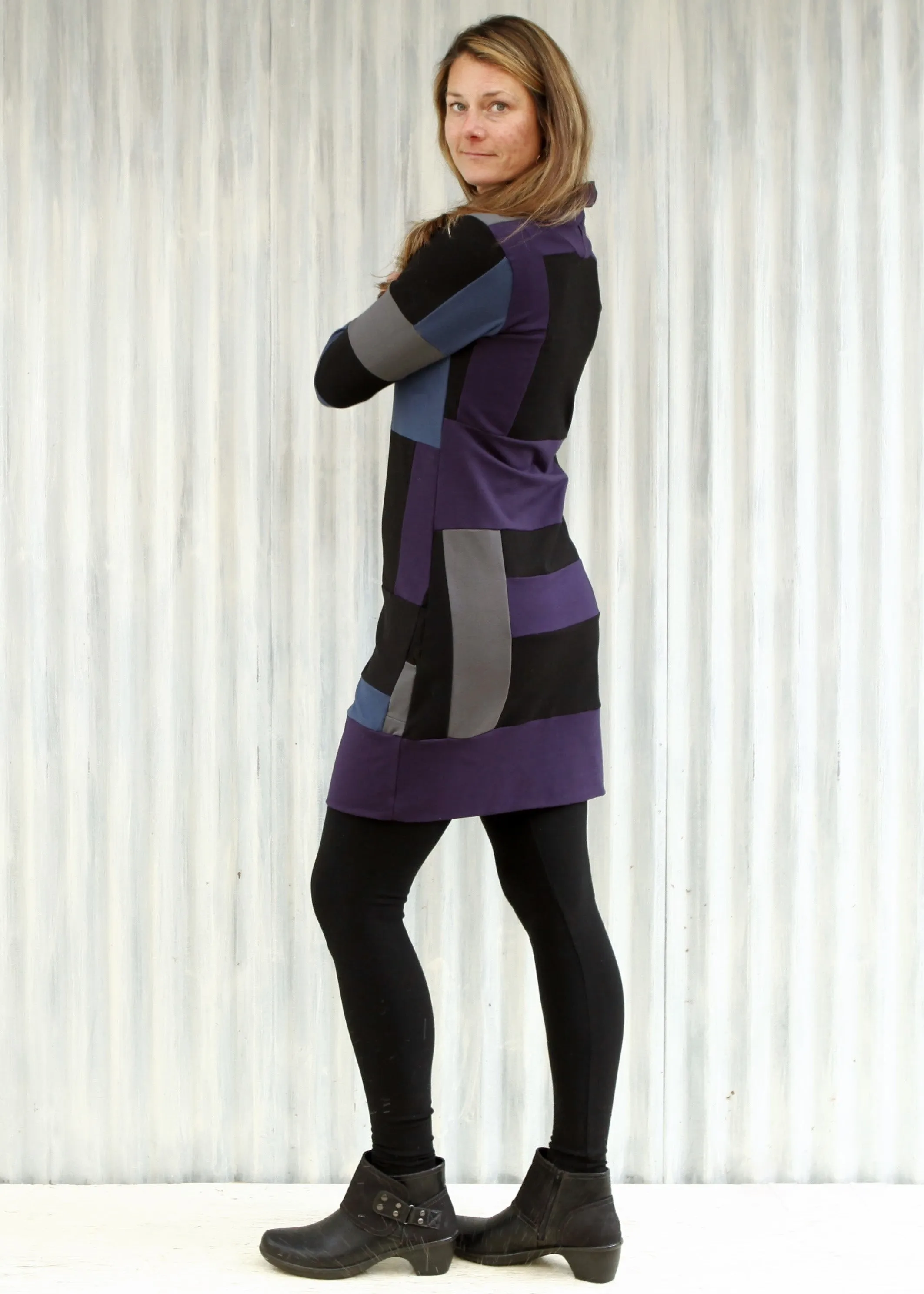 Purple Rain Patchwork Tunic
