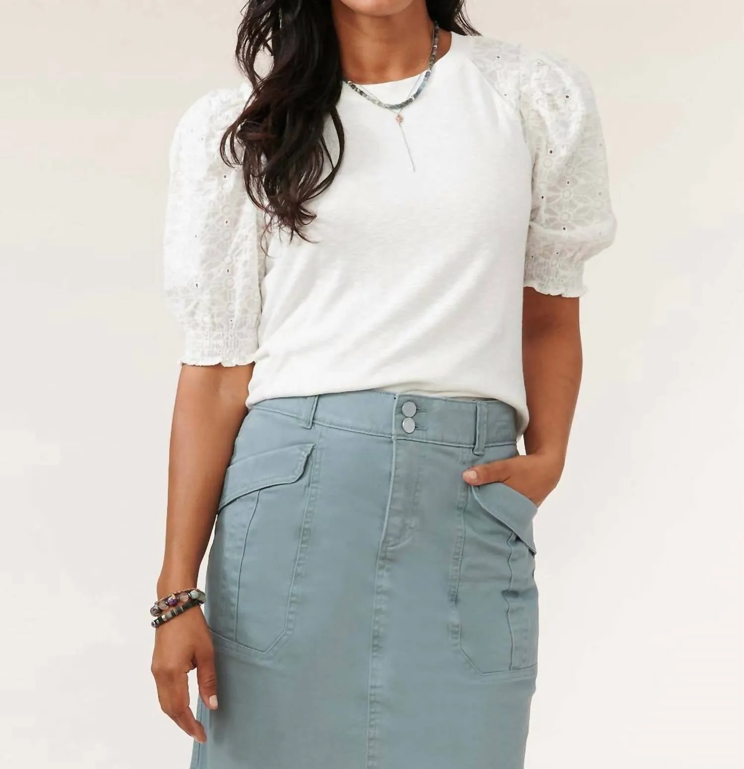 "ab"solution 18In. Utility Skirt In Blue