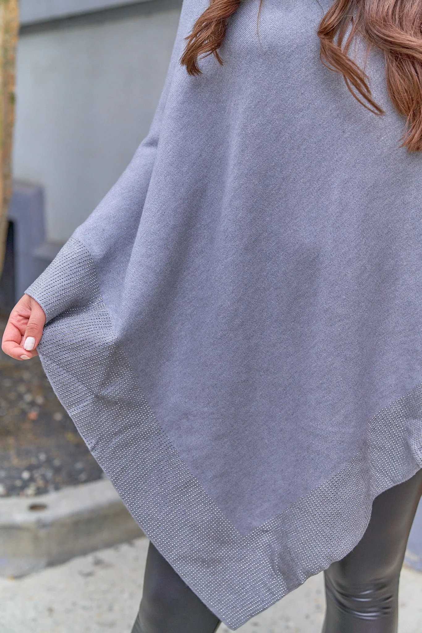Rhinestone Poncho