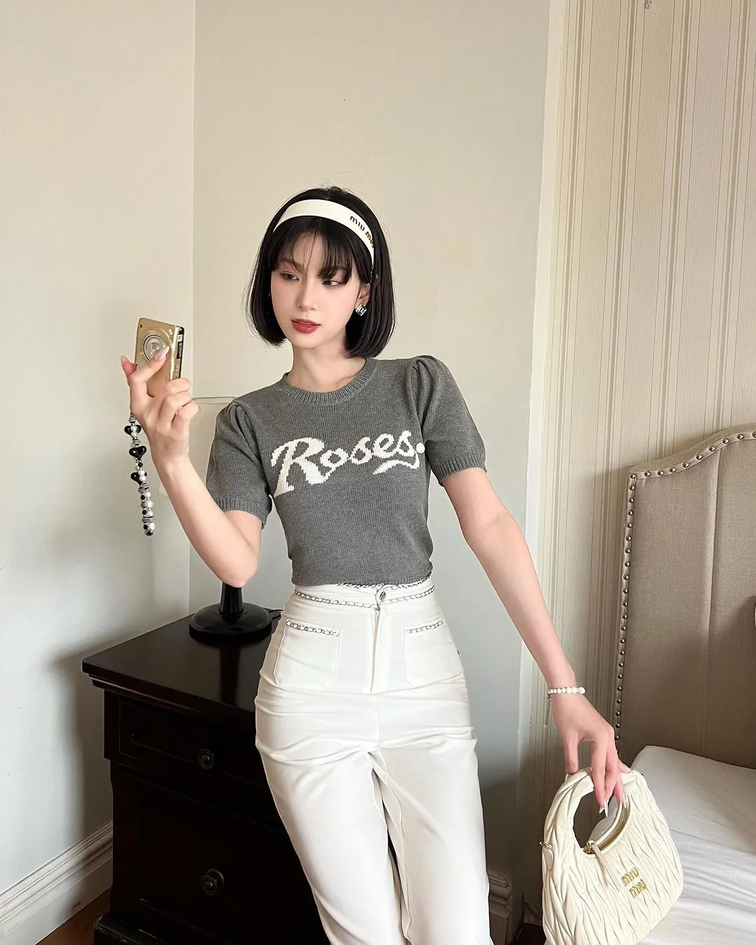 Roses Knit Top