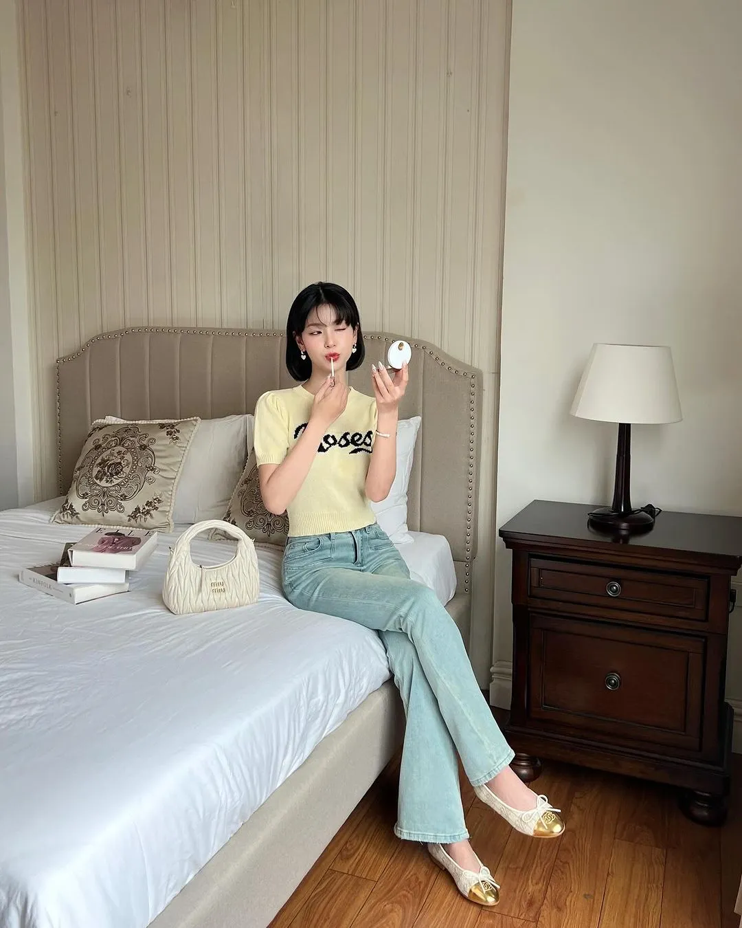 Roses Knit Top