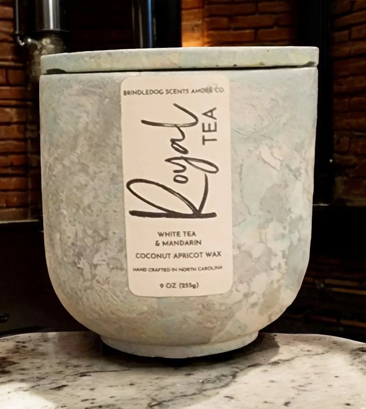 Royal Tea 9 oz White Tea & Mandarin Scented-Celestial Series Blue