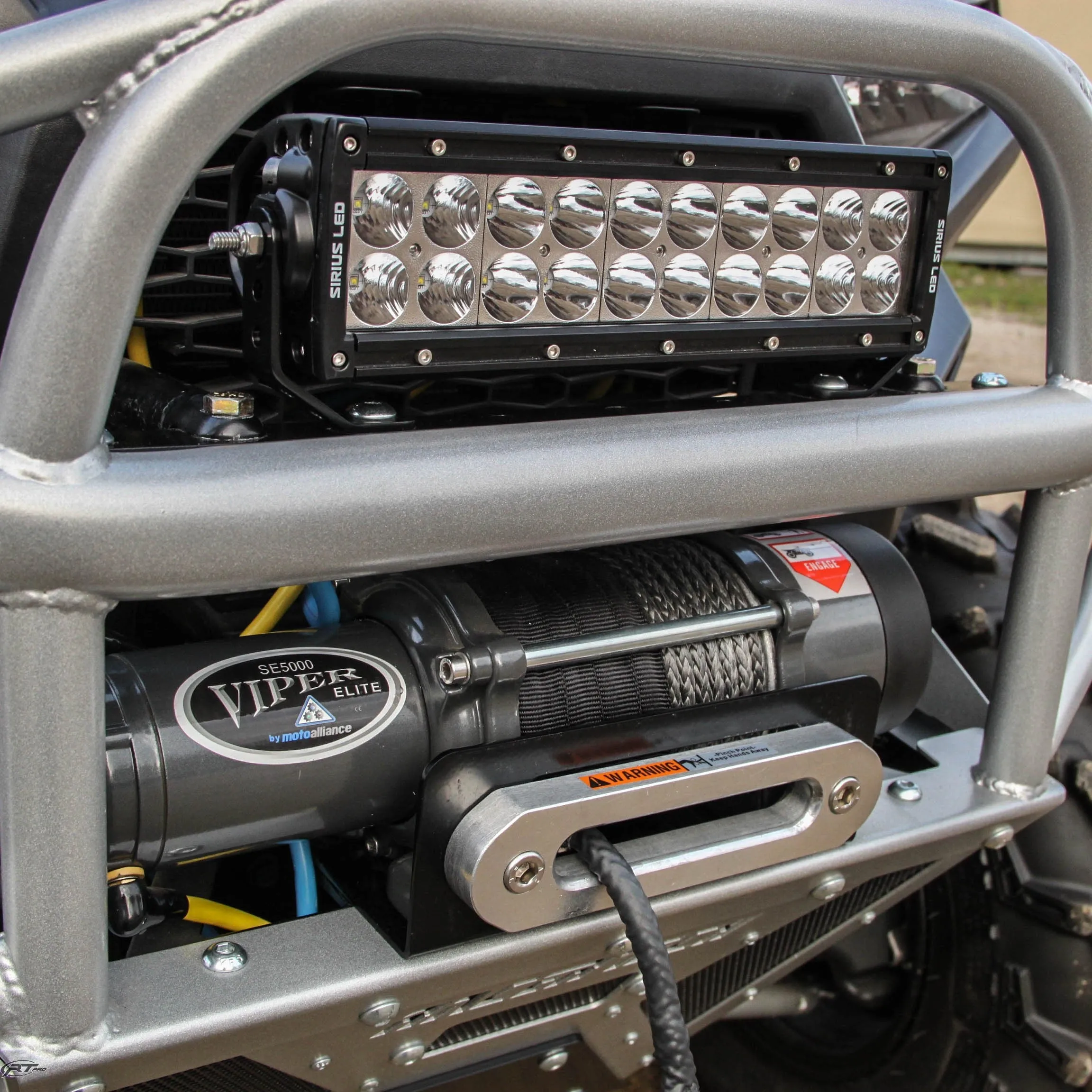 RT PRO RZR XP 1000 WINCH MOUNT BAJA FRONT BUMPER