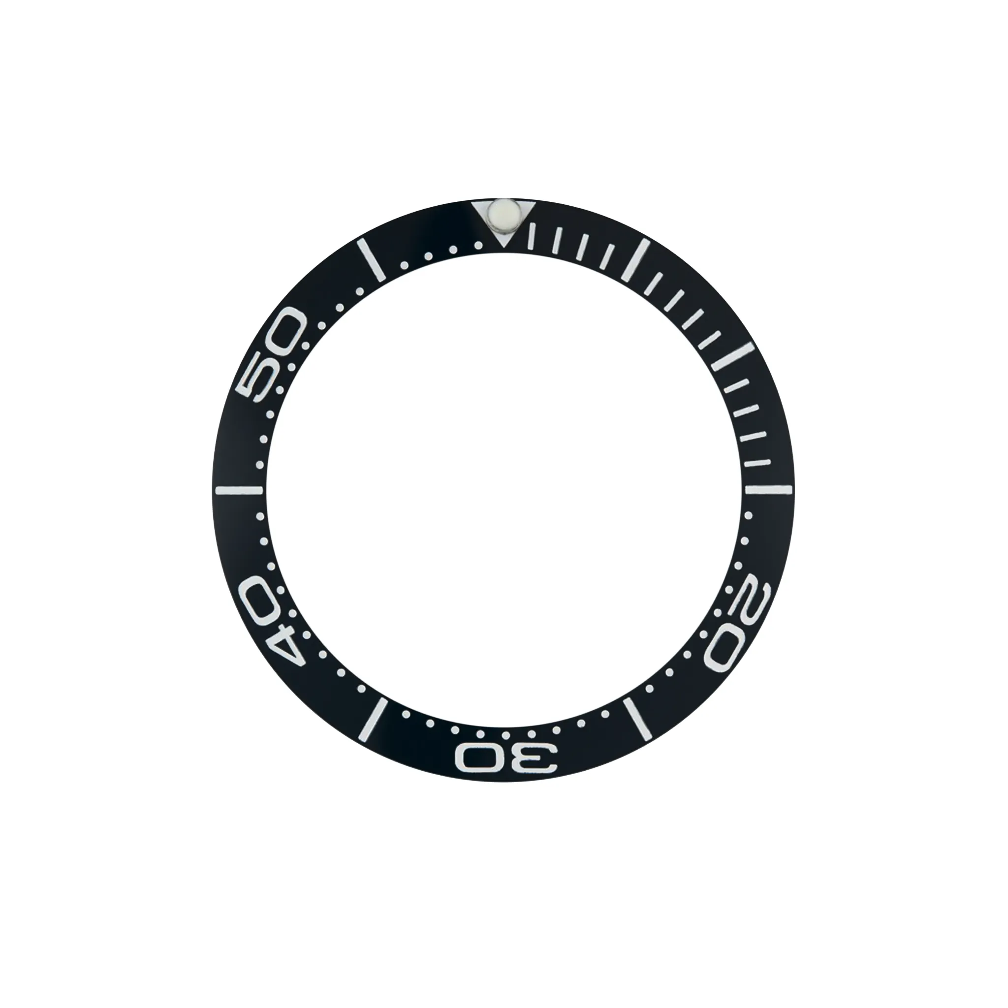SKX013 Ceramic Bezel Insert: SMP style Black/White