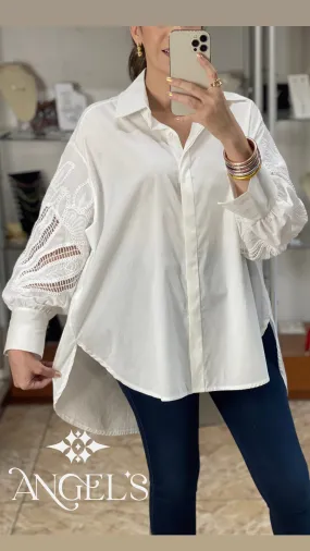 Sleeve Details Tunic Top