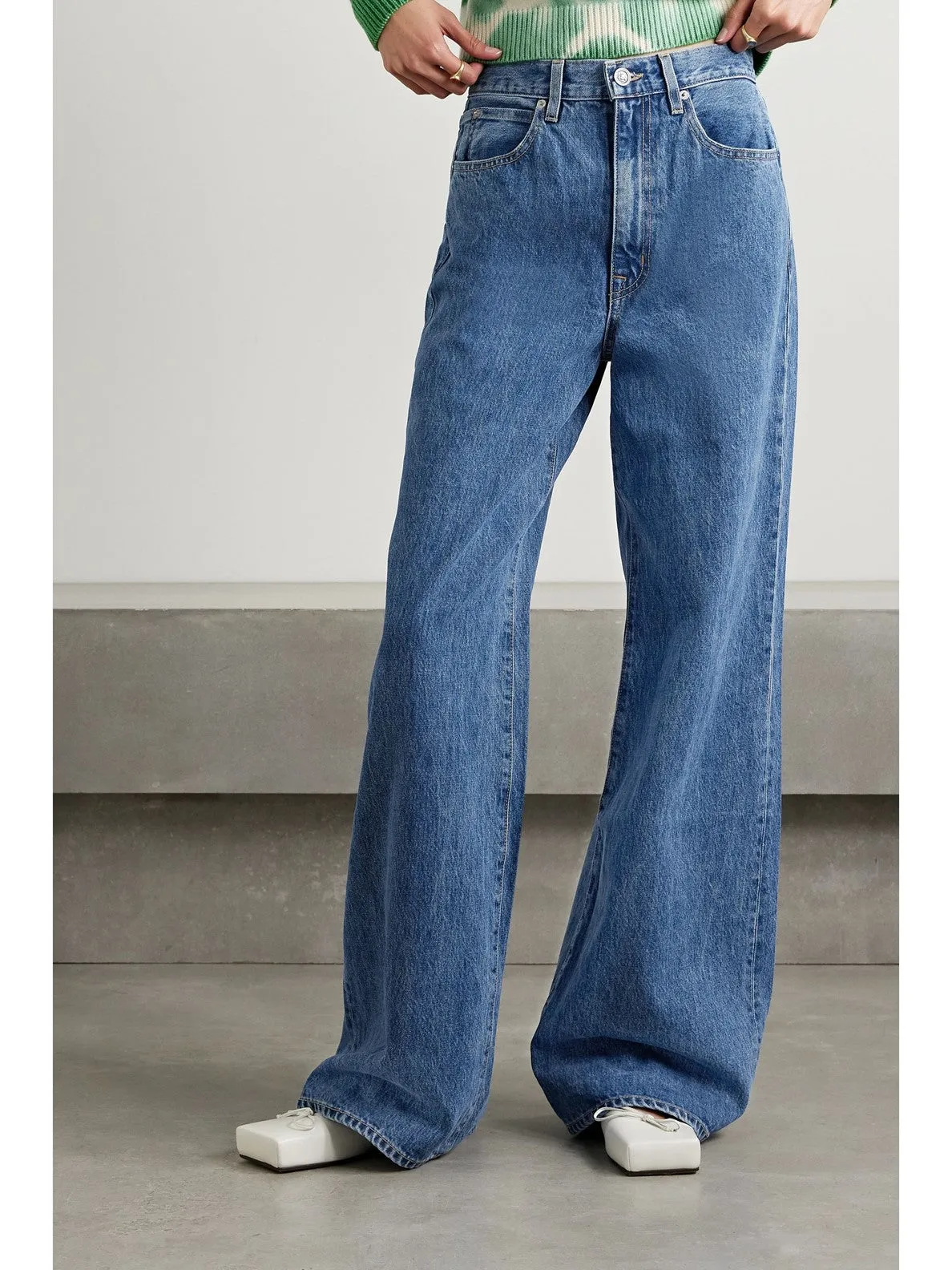 SLVRLAKE Eva Ultra High Rise Wide Leg