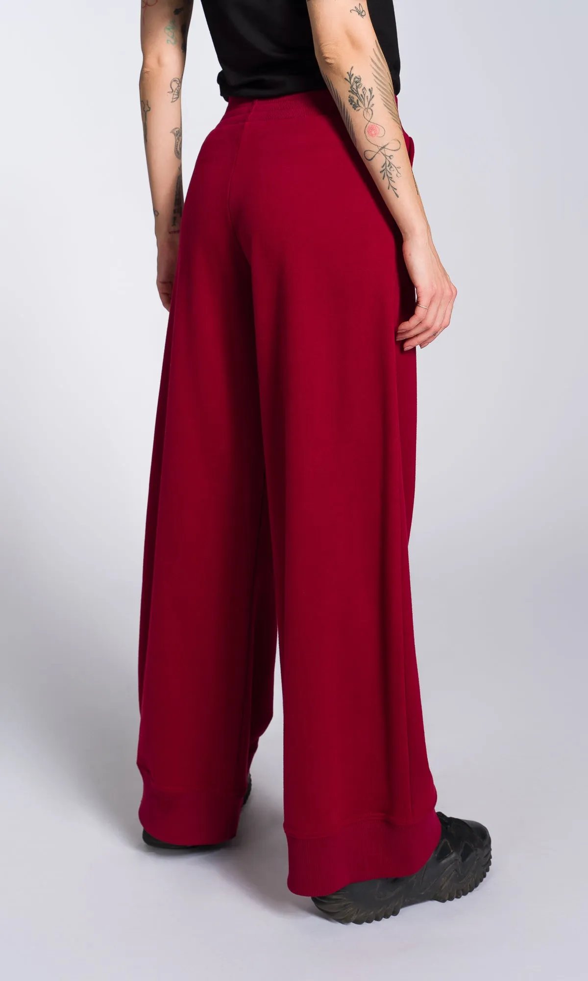Soft Cotton Wide Leg Pants