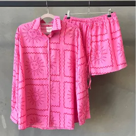 Soleil Set - Pink and Red