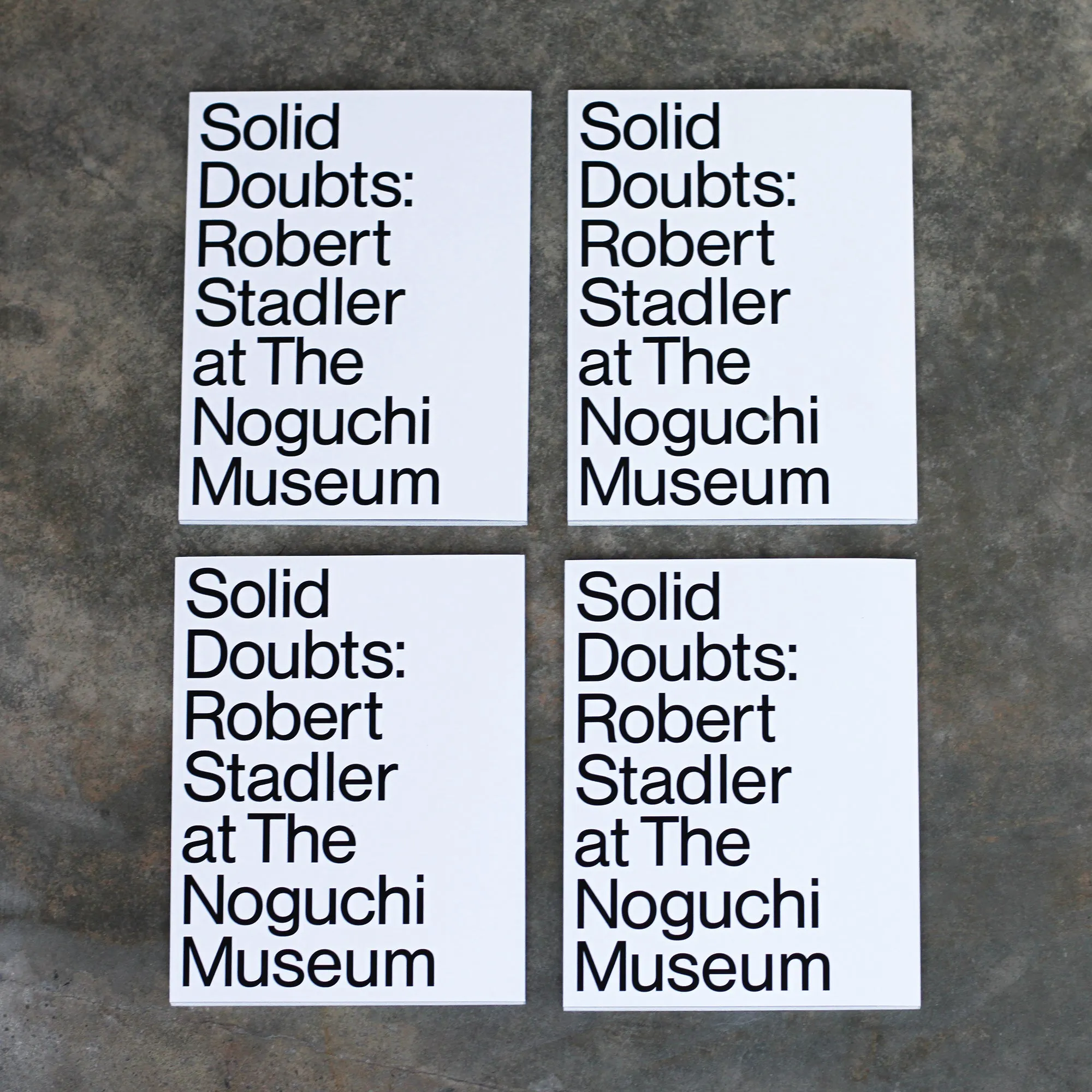 Solid Doubts: Robert Stadler at the Noguchi Museum