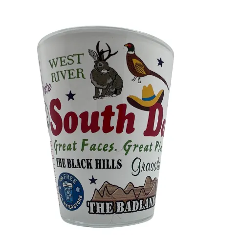 South Dakota Icons Shot Glass
