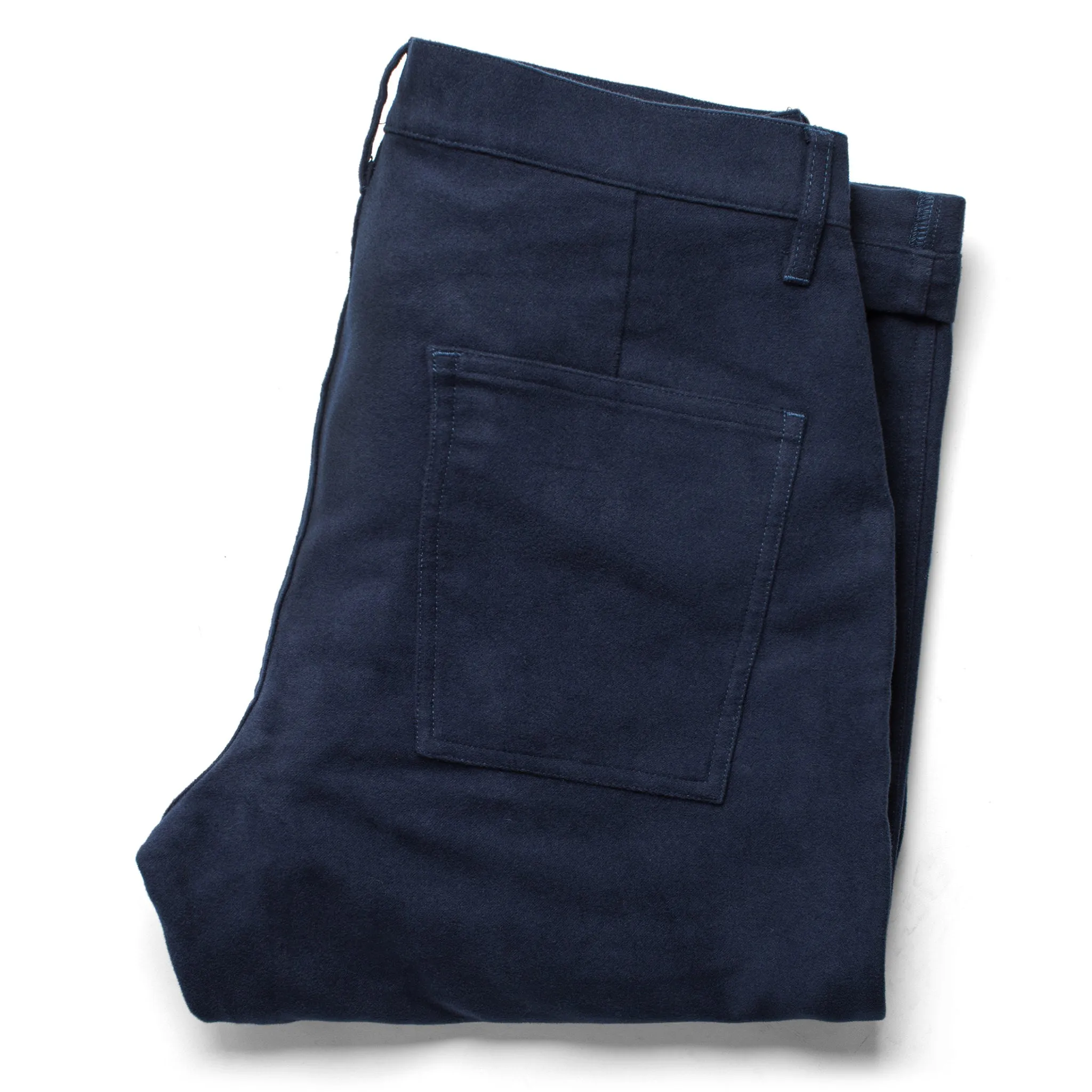 The Camp Pant in Navy Moleskin