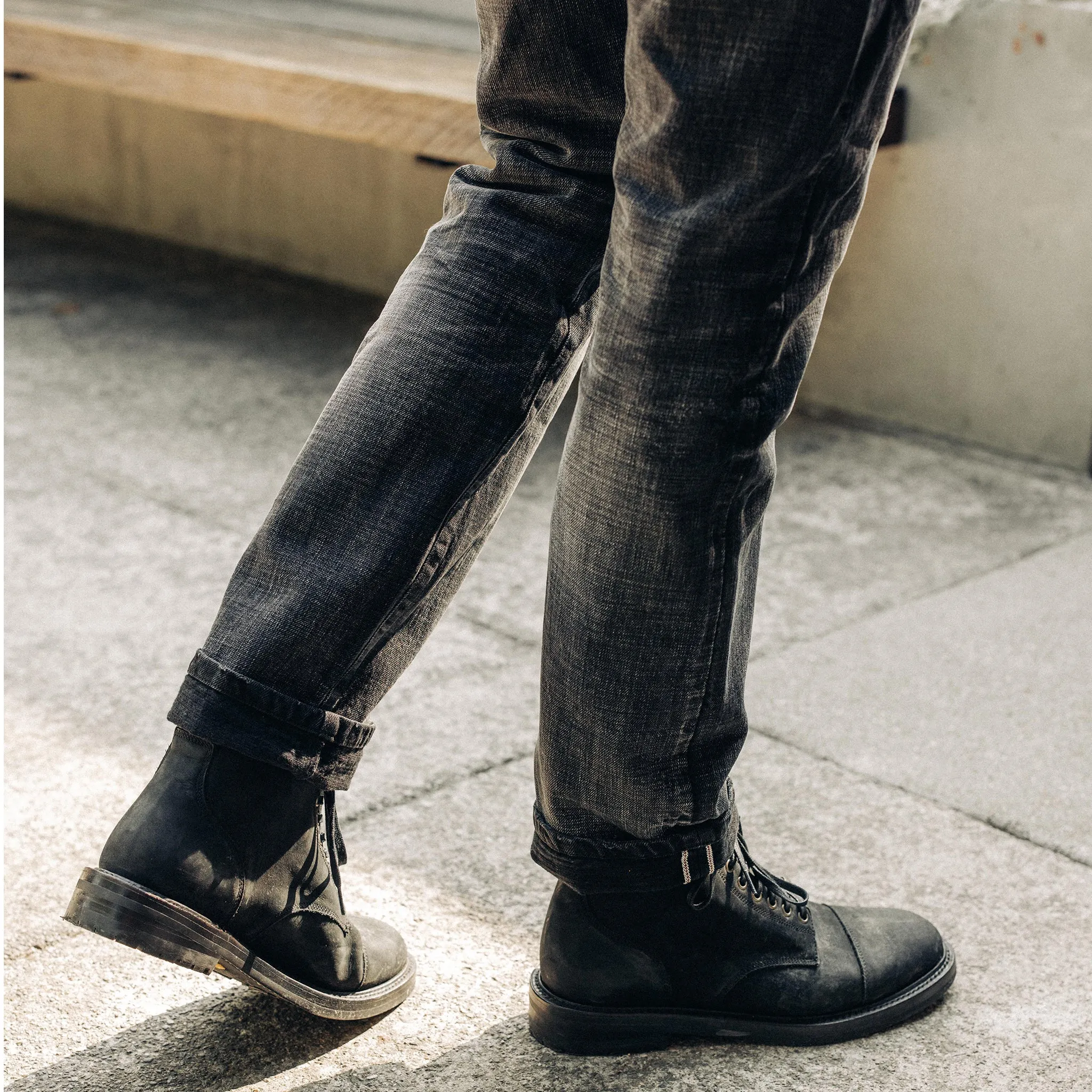 The Democratic Jean in Black 3-Month Wash Selvage