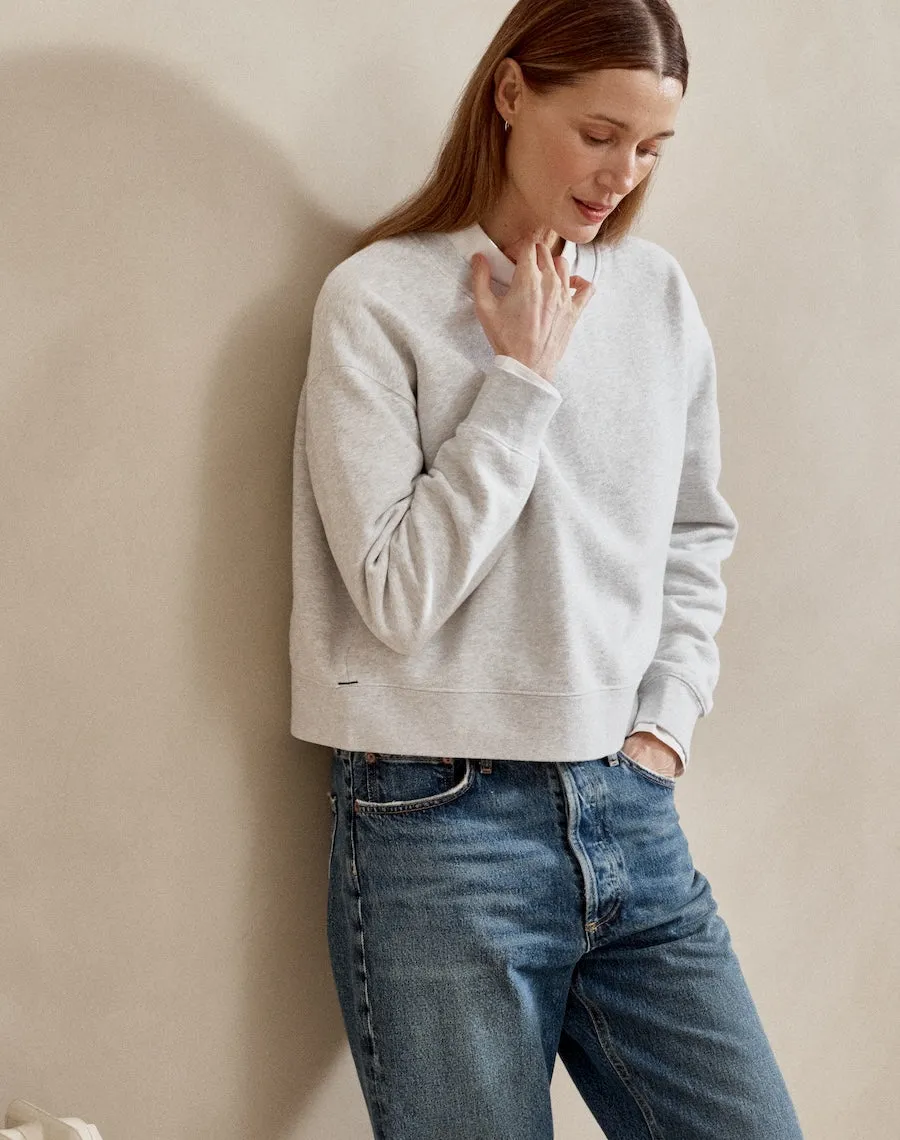 The Easy-fit SWEATSHIRT - Ice Grey