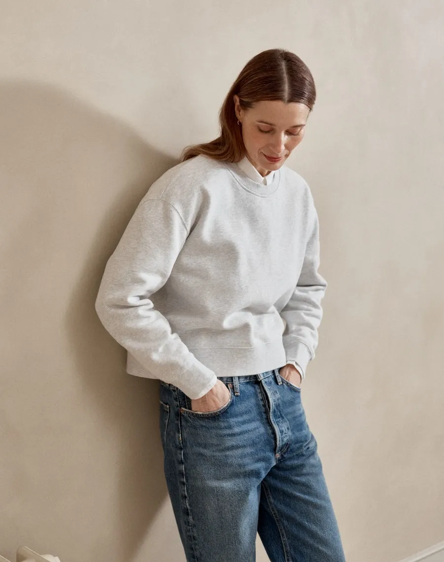 The Easy-fit SWEATSHIRT - Ice Grey