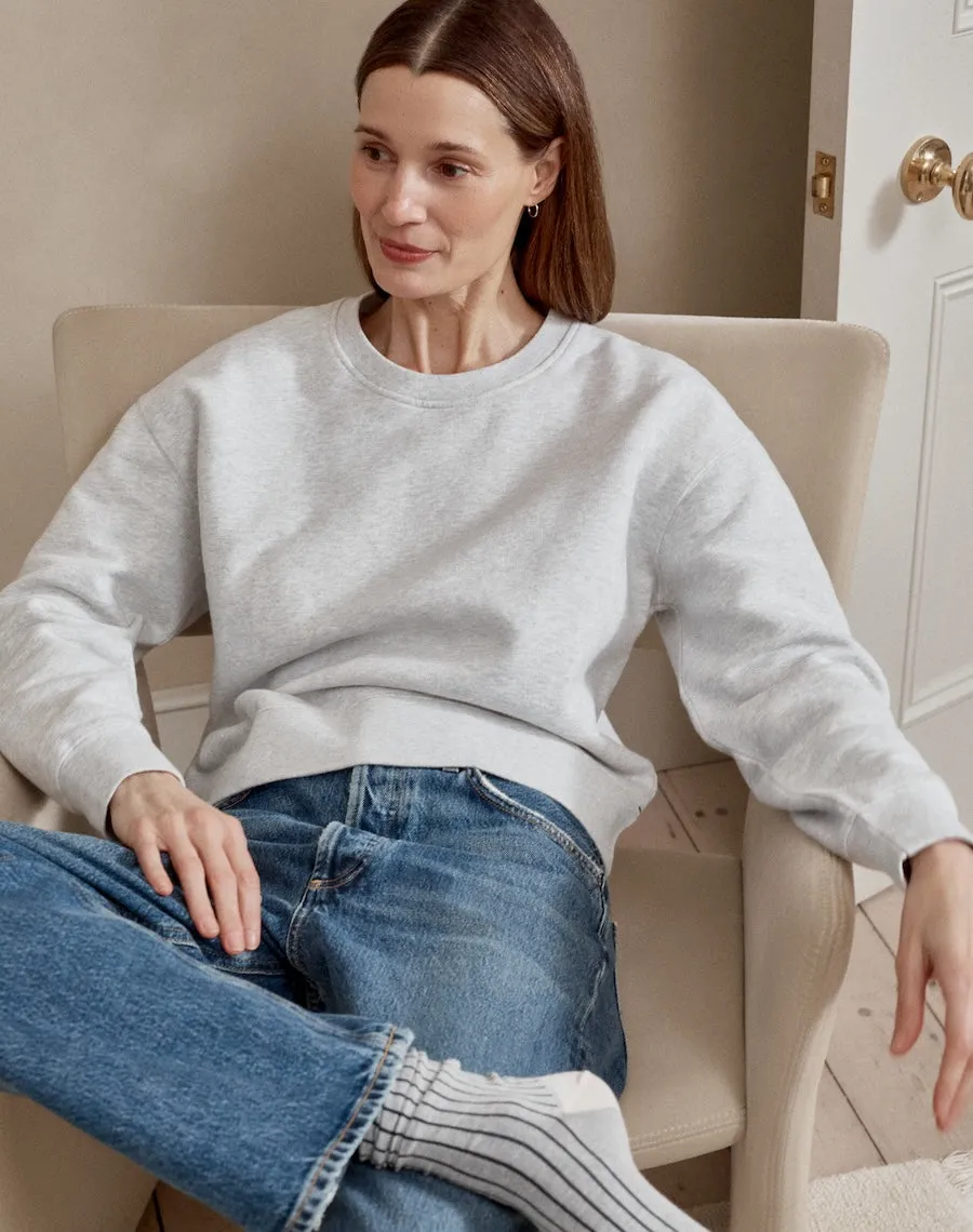 The Easy-fit SWEATSHIRT - Ice Grey