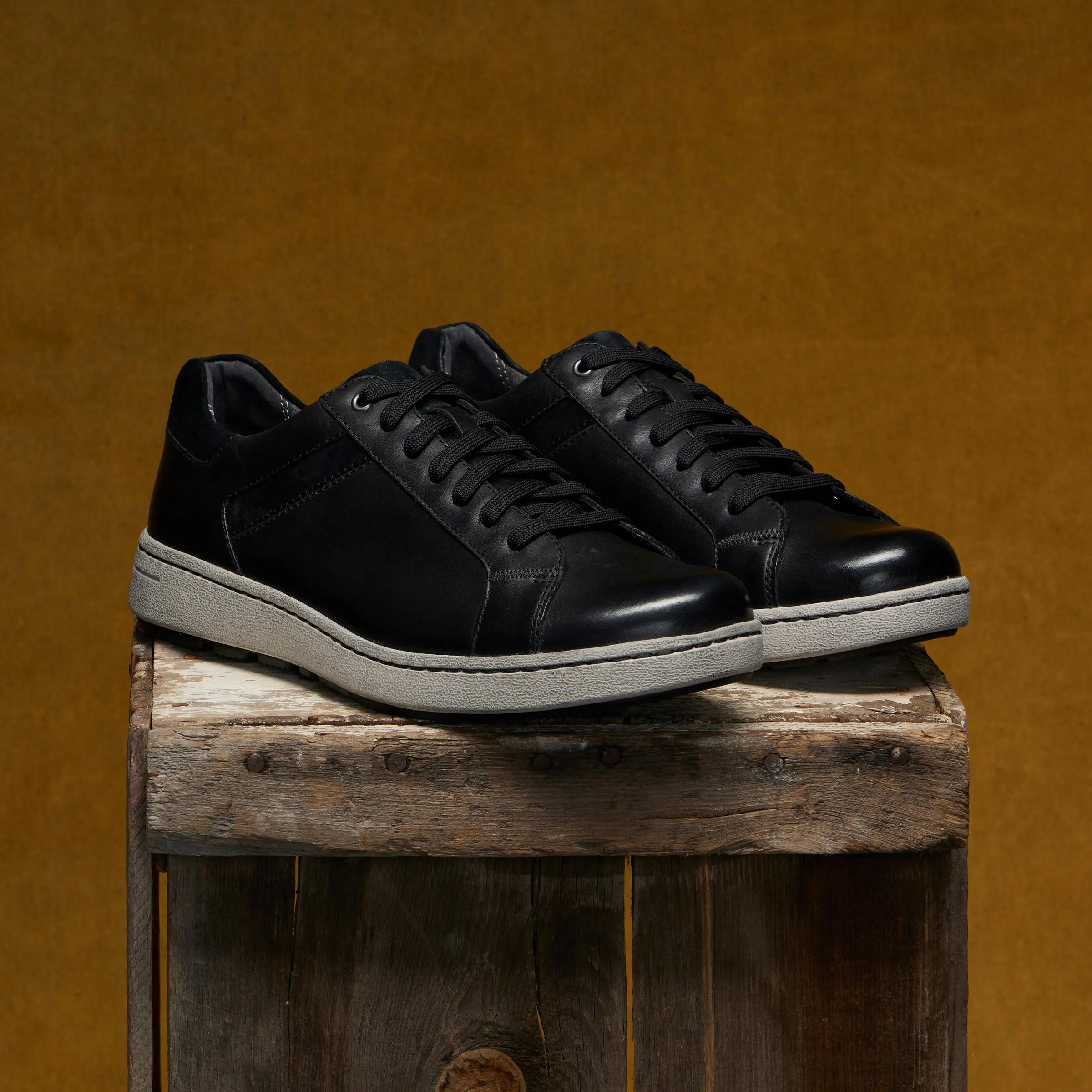 Trevor Black Burnished Calf