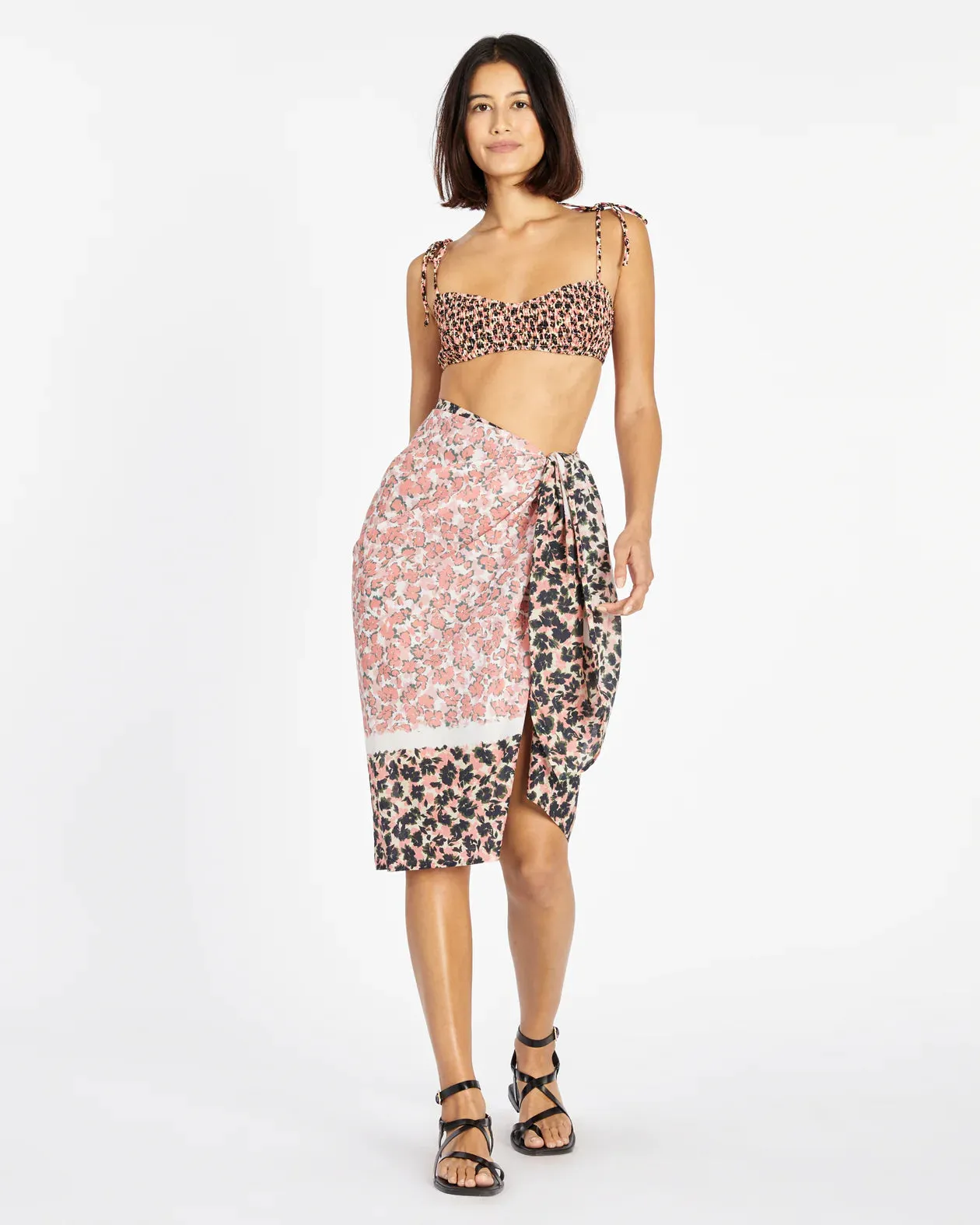 Valencia Smocked Bikini Bottom