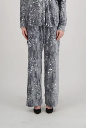 Velvet Sequin Pant