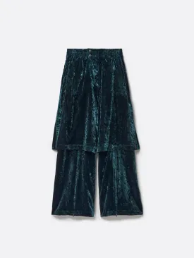 VELVET TRANSFORM EASY TRACK PANTS .12【GREEN】