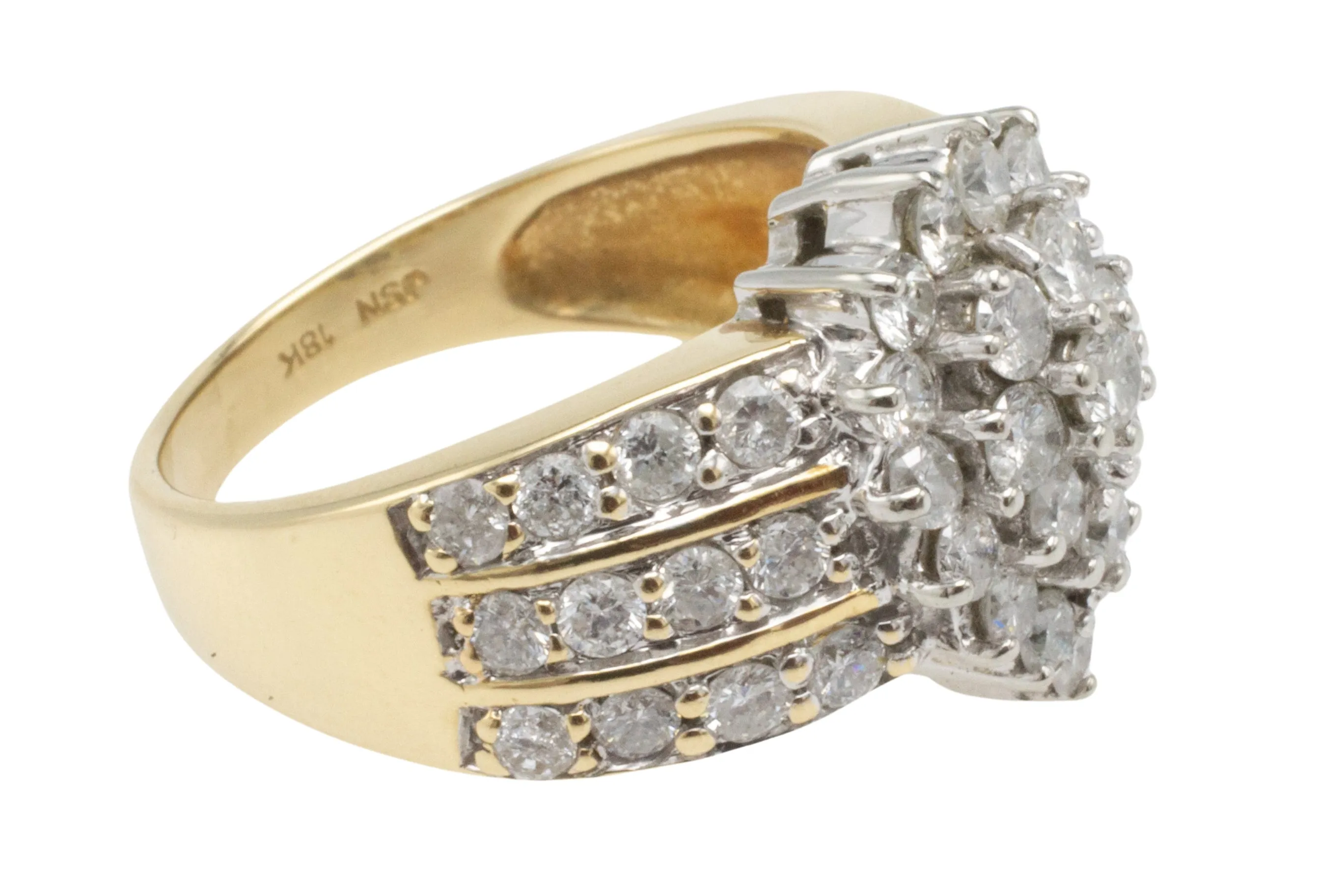 Vintage diamond ring in 18 carat gold