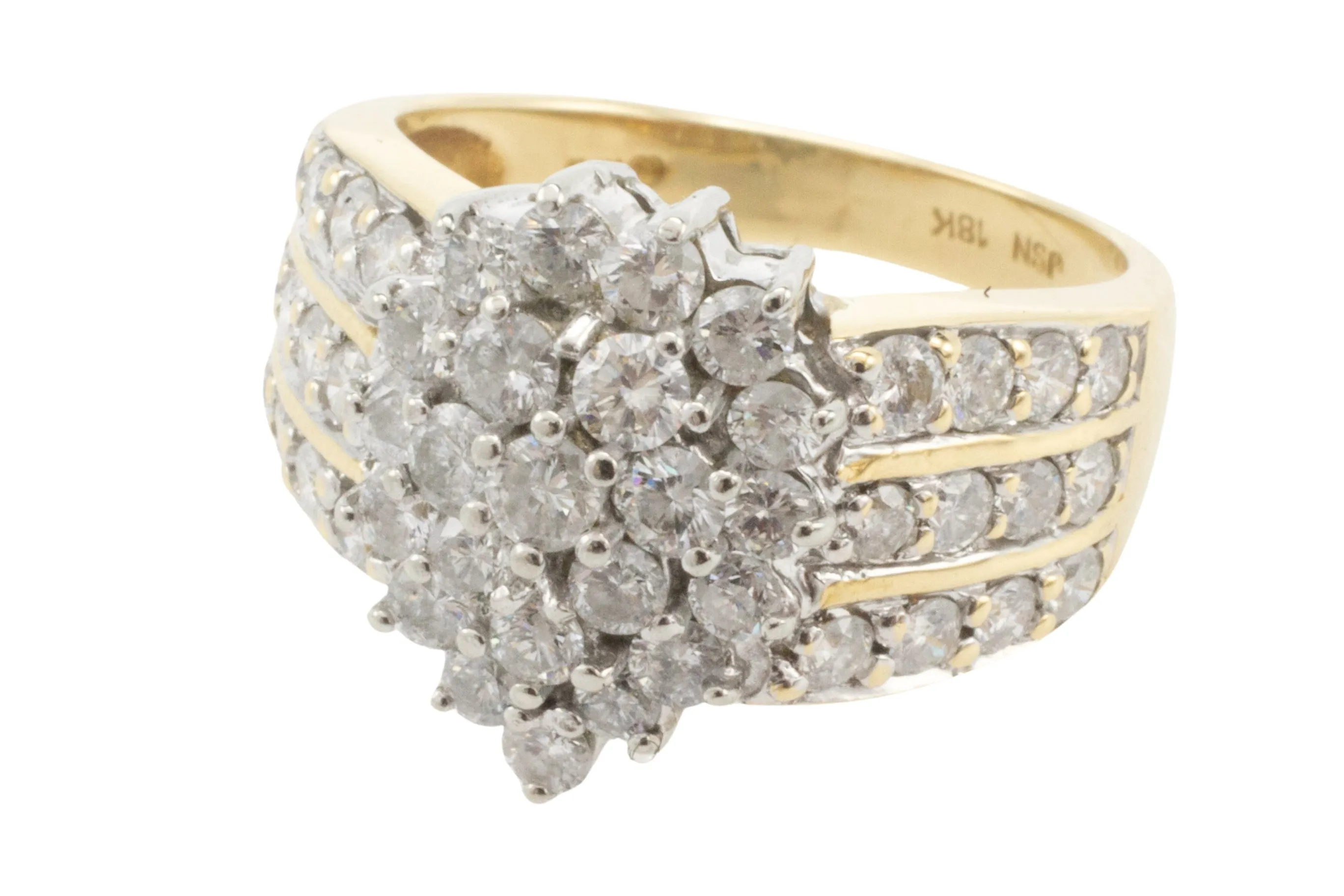 Vintage diamond ring in 18 carat gold