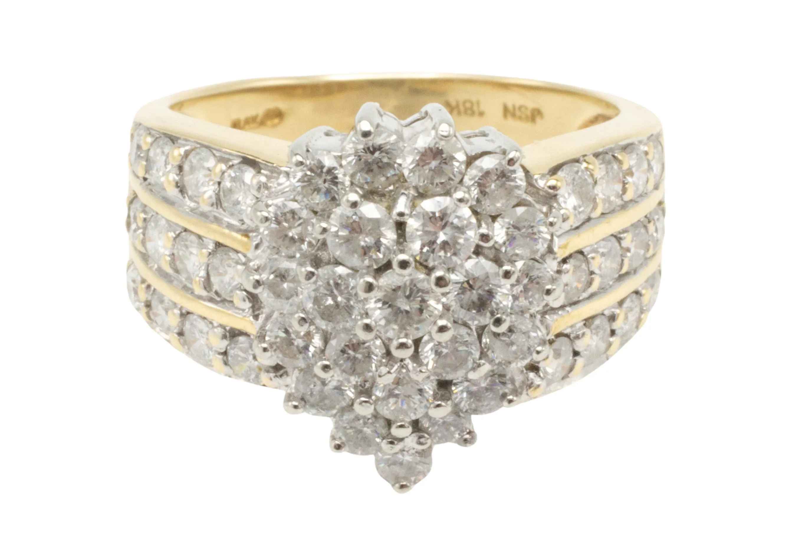 Vintage diamond ring in 18 carat gold