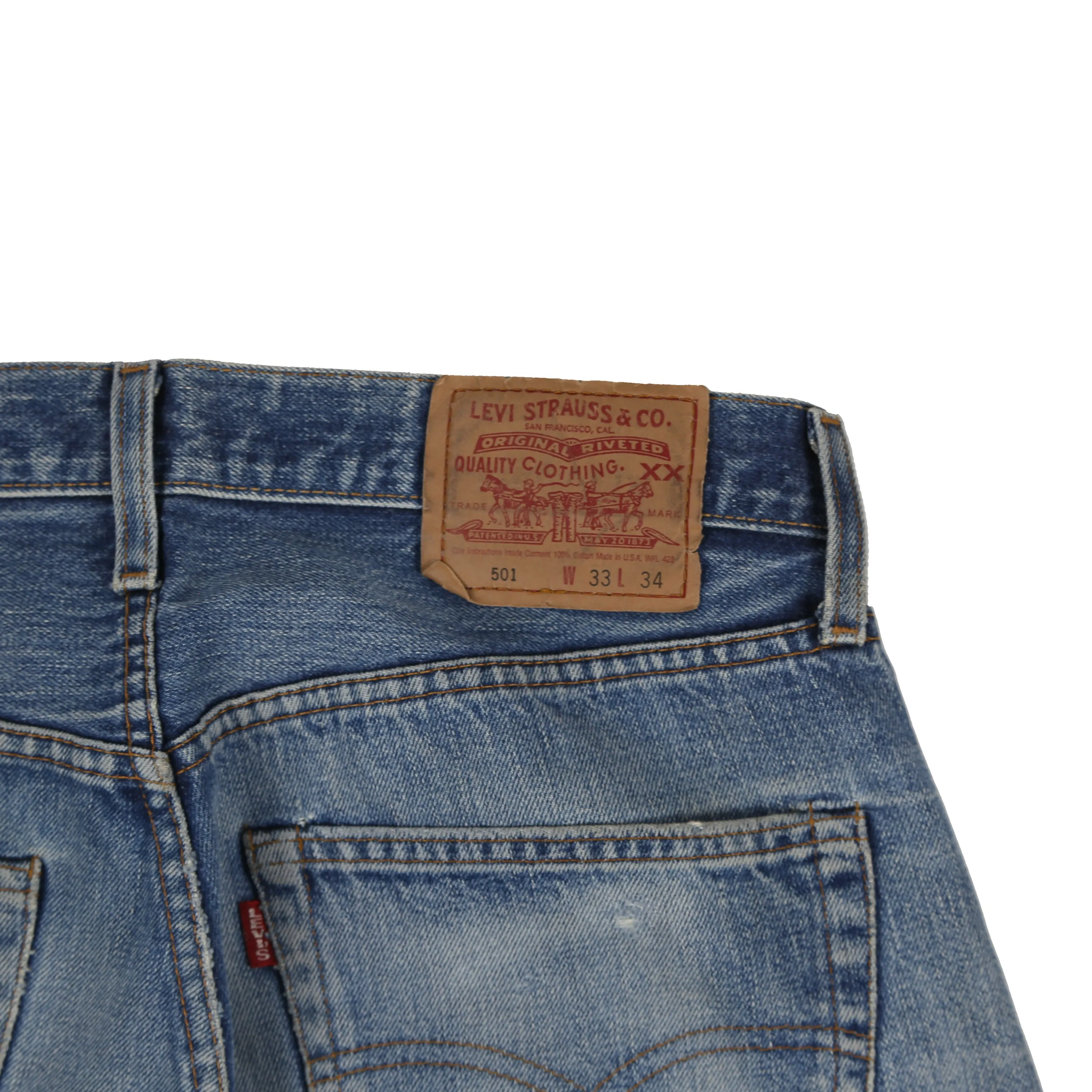 Vintage Levis 501 Big E Selvedge Denim Jeans